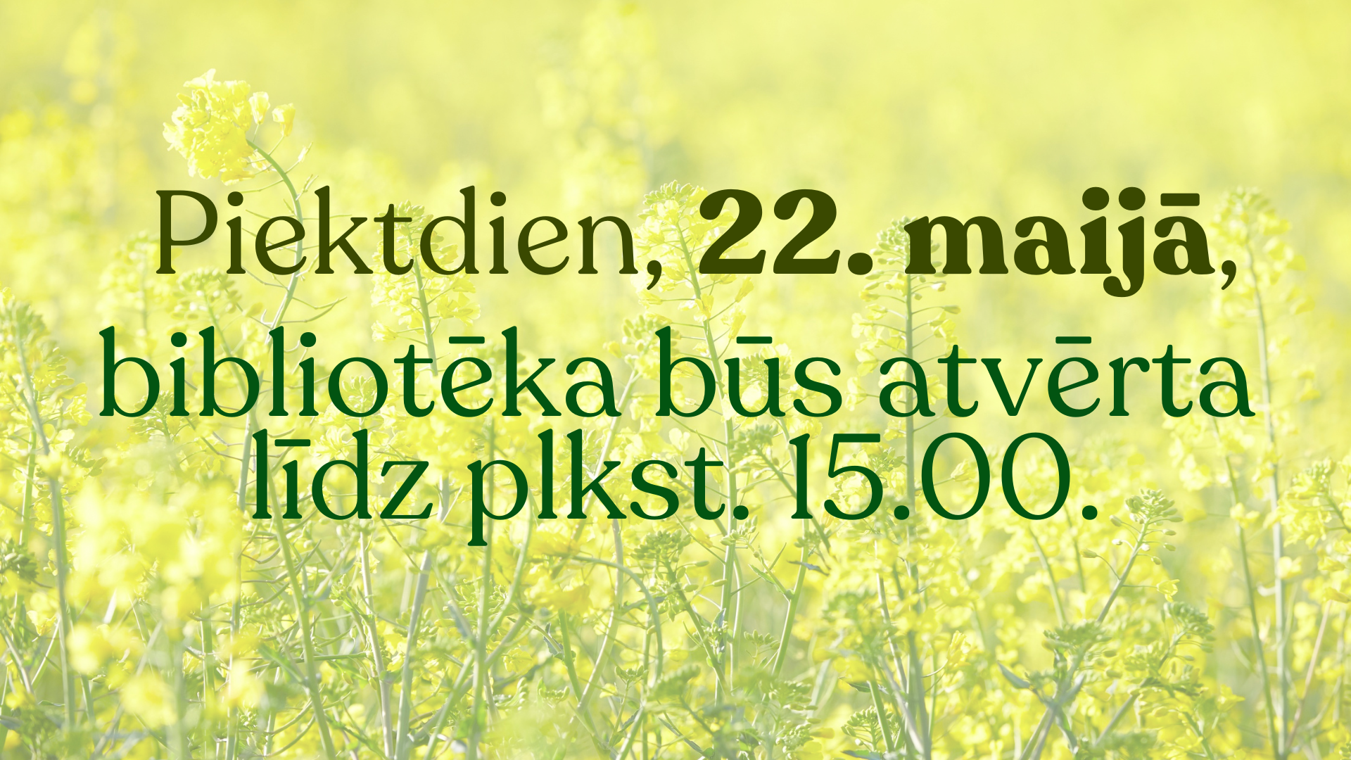 LBTU Fundamentālās bibliotēkas darba laiks 22.05.2026