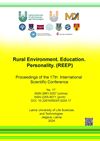 Rural Environment. Education. Personality (REEP). (2024). Proceedings of the International Scientific Conference, Volume 17, 10th May 2024. Jelgava: Latvia University of Life Sciences and Technologies, Faculty of Engineering and Information Technologies, Institute of Mechanics and Design − 100 pages.