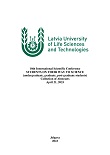 18th International Scientific Conference "Students on Their Way to Science" : (undergraduate, graduate, post-graduate students) : collection of abstracts, April 21, 2023 / Latvia University of Life Sciences and Technologies. Jelgava : Latvia University of Life Sciences and Technologies, 2023. - 100 p. 