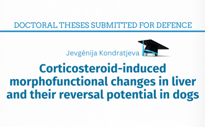 Kondratjeva Jevgēnija. Kortikosteroīdu izraisītās morfofunkcionālās izmaiņas aknās un to reversijas iespējas suņiem = Corticosteroid-induced morphofunctional changes in liver and their reversal potential in dogs : Doctoral thesis for the Doctoral degree of Science (Ph.D.)