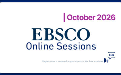 EBSCO Online Sessions | October 2026 at Latvia University of Life Sciences and Technologies